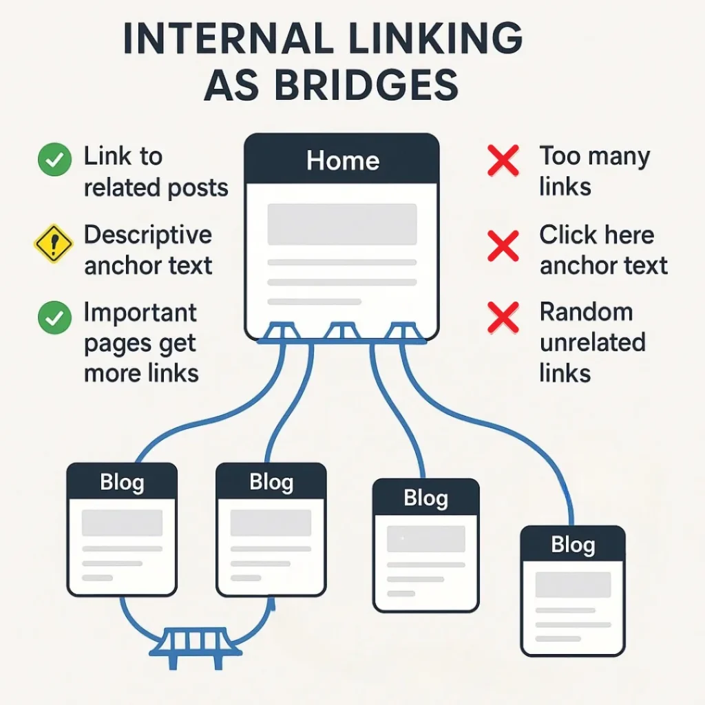 Proper internal linking for SEO