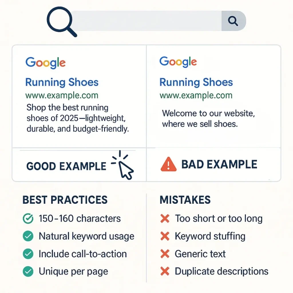 Meta description best practices guide