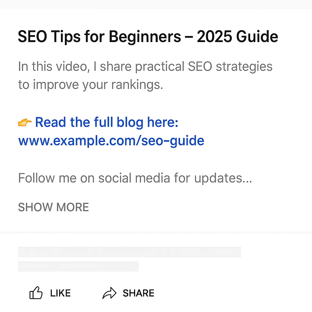 repurposing YouTube Off Page SEO