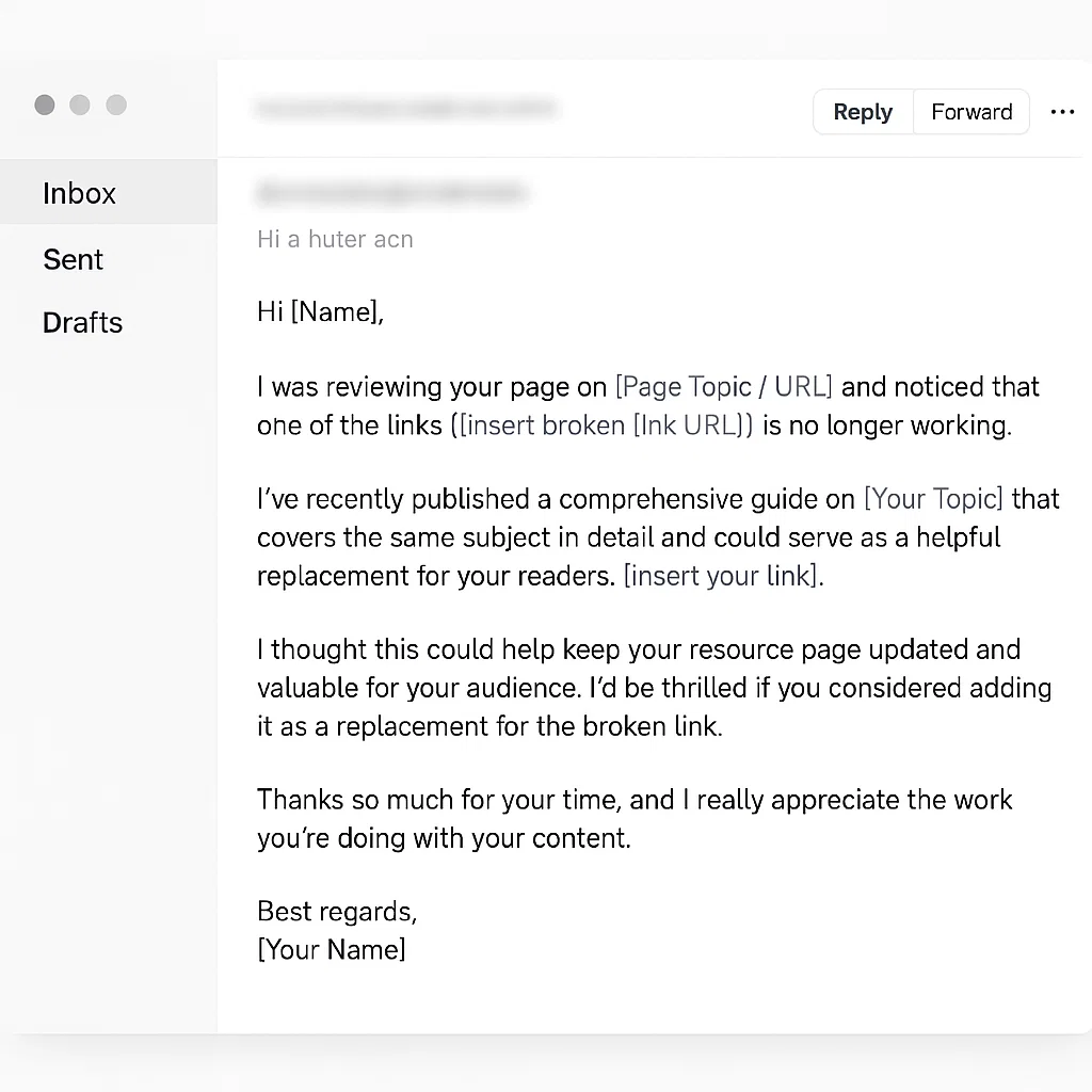 Email Template Off Page SEO